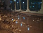 اضبط مخالفة.. مياه الصرف الصحى تغرق المركز الطبى بميت نما بشبرا الخيمة 