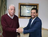 صور.. اللواء خالد فودة يستقبل رئيس مهرجان شرم الشيخ الدولى للمسرح الشبابى