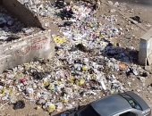 قارئ يشكو من انتشار القمامة بشارع بالحى العاشر فى مدينة نصر
