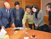 نائب رئيس جامعة أسيوط يتابع المشروع التكنولوجي المشترك مع جامعة كورياتيك بكوريا الجنوبية