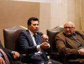 صور.. وزير الرياضة يفتتح اللقاء المفتوح للطلاب بجامعة عين شمس