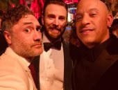 داعما الأبطال الخارقين.. فان ديزل بصحبه "كابتن أمريكا" فى الأوسكار