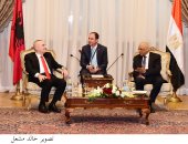 رئيس البرلمان يلتقى رئيس جمهورية ألبانيا لبحث سبل التعاون بين البلدين.. صور
