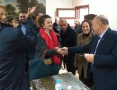 صور.. قنصل فرنسا بالإسكندرية تزور مدرسة الورديان الصناعية