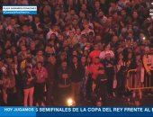 الريال ضد برشلونة.. استقبال رائع لحافلة الملكى قبل كلاسيكو الأرض "فيديو"