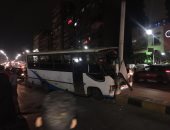 صور.. إصابة 10 أشخاص فى حادث تصادم بكوبرى الدقى