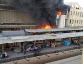 فيديو وصور.. وصول سيارات الإسعاف إلى محطة مصر فى رمسيس