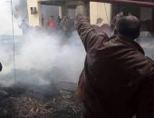 سوق أبو شرة بالشرقية قنبلة موقوتة.. العناية الآلهية تنقذ التجار من الموت بسبب حريق