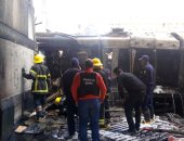 فيديو.. شاهد جرار القطار المتسبب فى كارثة حريق محطة مصر