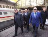 نقل النواب تتفقد موقع حادث قطار محطة مصر.. وتطالب بمساعد سائق مساعد