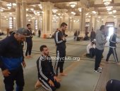 صور.. بعثة الإسماعيلى بالجزائر تؤدى صلاة الجمعة بمسجد الأمير عبد القادر