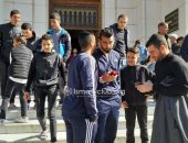 صور.. باهر المحمدى مدافع الإسماعيلى يخطف أنظار الجزائرين 