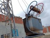 أهالى القرى التابعة لمدينة النوبارية يشكون فصل الكهرباء عن محول رى الأراضى