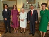 شاهد.. ملكة بريطانيا تستقبل الملك عبد الله والملكة رانيا