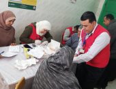فيديو وصور.. إقبال متزايد على مبادرة 100 مليون صحة بالوادى الجديد