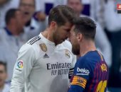 الريال ضد برشلونة..  راموس يواصل "فصوله البايخة" ضد ميسي "فيديو"