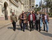 محافظ الجيزة يتفقد أعمال تطوير شارع 306 بالدقى