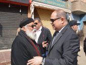 صور.. محافظ الغربية ومطران طنطا يضعان حجر أساس كنيسة رئيس الملائكة الجليل ميخائيل