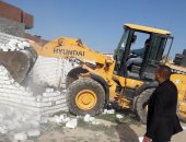 حملات مكثفة للتصدى للبناء المخالف والإشغالات بأحياء الأسكندرية 