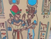 لوحات وجداريات فنية تزين أسوان خلال منتدى الشباب العربى الأفريقى