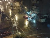 صور.. أمطار غزيرة تتسبب فى غرق الشوارع بالقليوبية