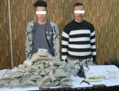 سقوط شخصين بحوزتهما 15 كيلو أستروكس بالجيزة