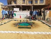 مدرسة مرسى علم الثانوية تحتفل بقيادة مصر للاتحاد الأفريقى بمجسمات "صور"
