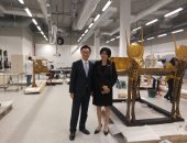 شاهد زيارة سفير كوريا الجنوبية بالقاهرة وزوجته للمتحف المصرى الكبير