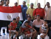 شاهد.. جماهير الأهلى فى فندق إقامة الفريق بالكونغو قبل مواجهة فيتاكلوب