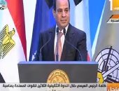 السيسي: ليس غريبا على مصر تقديم الشهداء من أبنائها والشعب أثبت أنه لا ينكسر
