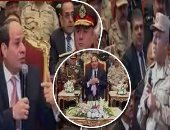 فى الندوة التثقيفية الـ30 للقوات المسلحة.. الرئيس يكلف كامل الوزير بتطوير وزارة النقل والسكة الحديد.. السيسي: المتسبب بحادث محطة مصر سيحاسب ولن نترك حق المصريين.. ويؤكد:4 تريليونات جنيه تكلفة المشروعات الجديدة