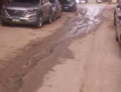 شكوى من كسر ماسورة مياه رقم 4 بمنطقة "أ" فى حدائق الأهرام