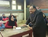 رئيس جامعة حلوان يزور "الفنون التطبيقية" بعد حصولها على الاعتماد والجودة