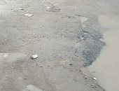صور.. شكوى من كسر ماسورة مياه بشارع العمدة الجديد فى الهرم