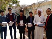 تسليم التابلت لطلاب مدارس جنوب الشيخ زويد بشمال سيناء