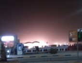 محافظة أسوان تتعرض لعاصفة ترابية تسفر عن حجب الرؤية أمام حركة المرور
