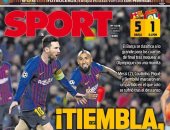 "أوروبا تهتز".. صحافة كتالونيا تحتفل بخماسية برشلونة ضد ليون