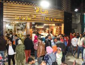 فيديو وصور ...أشهر فرقة إنشاد سورية تفتتح مطعم سورى جديد فى شارع الهرم