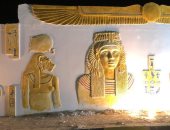 وزارة الثقافة تصنع جدارية فرعونية 38 متر وترمم تمثال عباس العقاد (صور)