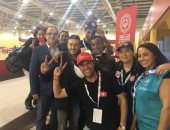 صابر الرباعى يحتفى بأول "ميدالية ذهبية" لتونس فى الأولمبياد الخاص بالإمارات