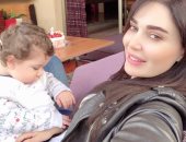 صورة.. سيرين عبد النور تحتفل بالعام الأول لطفلها كريستيانو