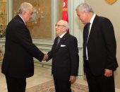 الرئيس التونسى يستقبل سامح عاشور على هامش مؤتمر المحامين العرب بتونس