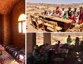 "الصمت وتأمل الطبيعة".. سياحة جديدة فى أحضان جبال كاترين يطلقها شاب سيناوى من مخيم جبلى.. سائحون أوروبيون ومصريون يقبلون على تجربتها.. الشاب: المشروع عبارة عن مخيم يتكون من غرف بسيطة شيدت بطراز معمارى غير نمطى