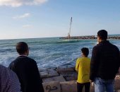 استخراج جثة "غريق لوران" فى الإسكندرية