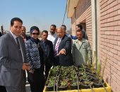 صور.. افتتاح نموذج زراعة الأسطح بجامعة أسيوط