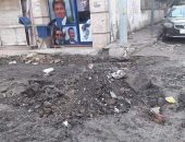 شكوى من تكسير شوارع طنطا نتيجة لأعمال الحفر منذ عدة أشهر.. صور