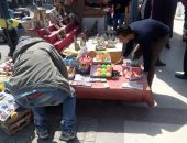 صور.. حملة لإزالة الإشغالات بمحيط قلعة قايتباى فى الإسكندرية