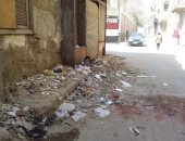 شكوى من تراكم القمامة وبقايا ردم فى شارع فؤاد الوسطانى بروض الفرج 