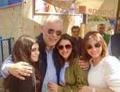 شاهد كيف هنأت روجينا زوجها أشرف زكى لفوزه بمقعد نقيب المهن التمثيلية