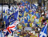 صور.. مليون متظاهر وسط لندن للمطالبة باستفتاء جديد على "بريكست"